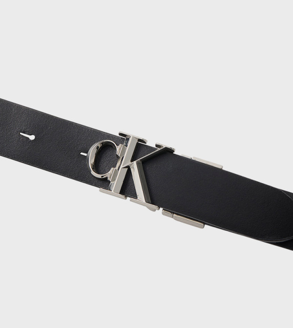 كالفين كلاين  أحزمة - أسود Leather Belts