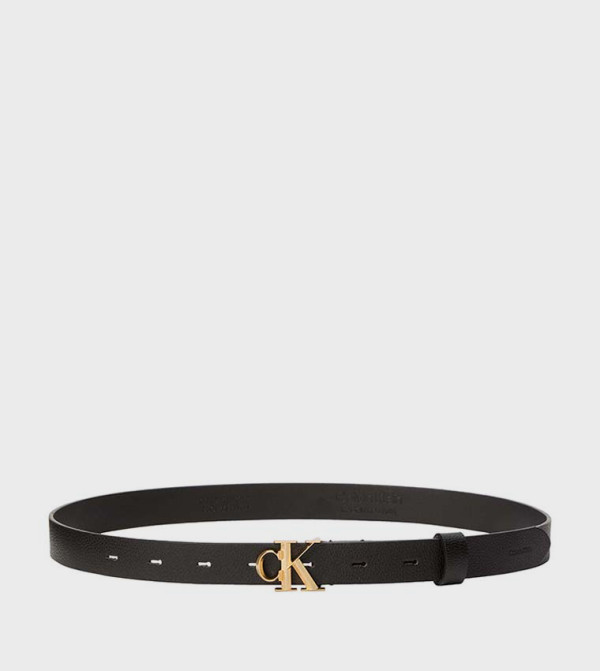 كالفين كلاين  أحزمة جلدية - أسود Leather Belts