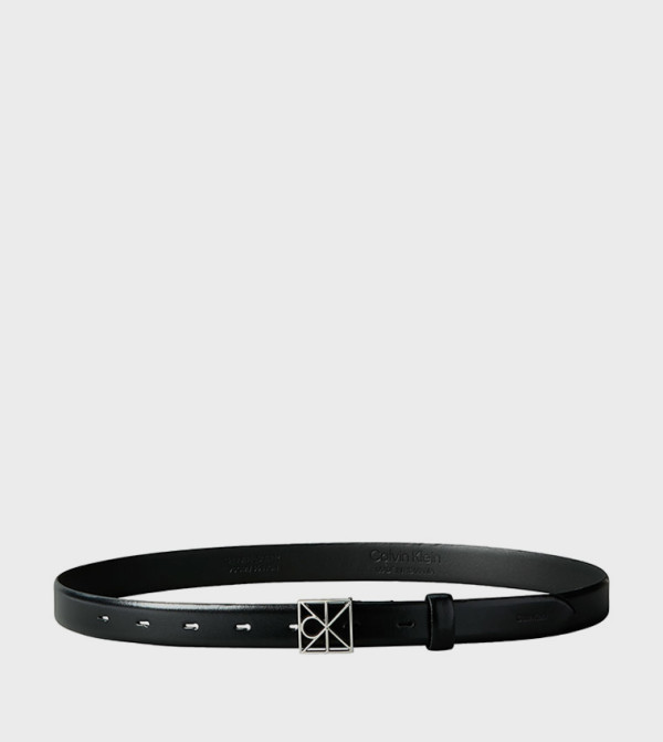 كالفين كلاين  أحزمة جلدية - أسود Leather Belts