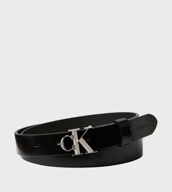 كالفين كلاين  أحزمة - أسود Leather Belts