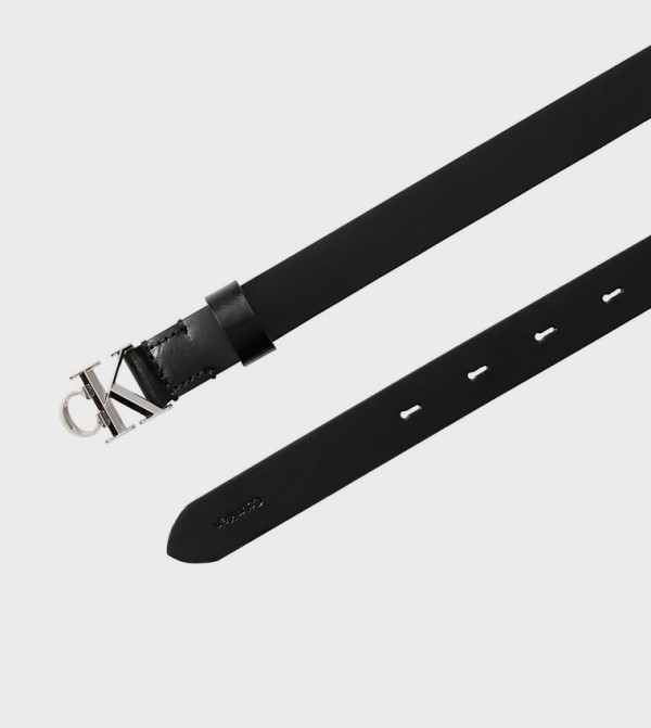 كالفين كلاين  أحزمة - أسود Leather Belts