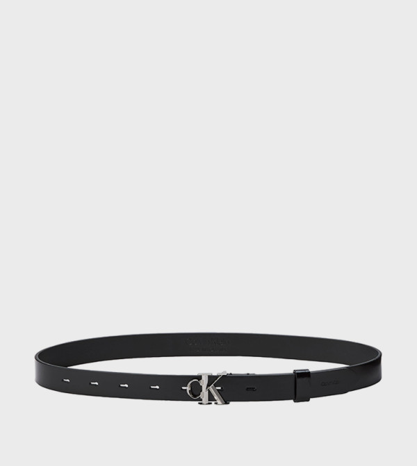 كالفين كلاين  أحزمة - أسود Leather Belts
