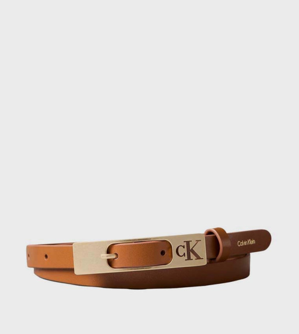 كالفين كلاين أحزمة جلدية - حنطي Leather Belts