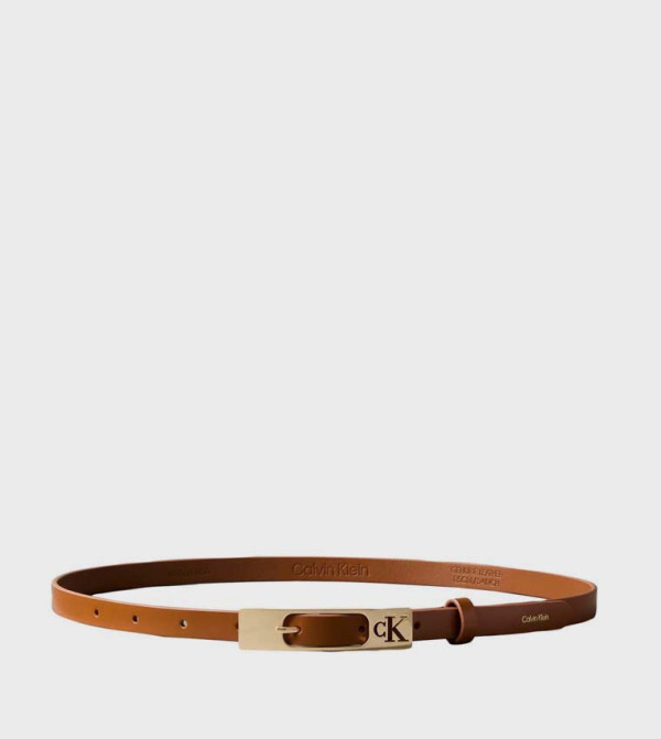 كالفين كلاين أحزمة جلدية - حنطي Leather Belts