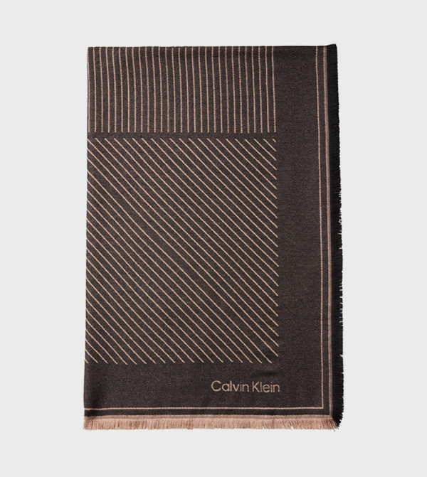 Calvin Klein  Scarves - Brown Woven Scarves