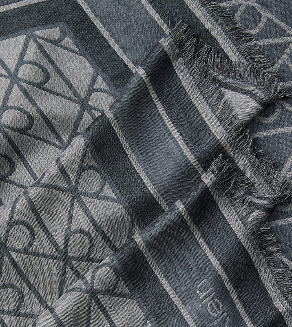 Calvin Klein  Silk Scarves - Grey Silk Scarves