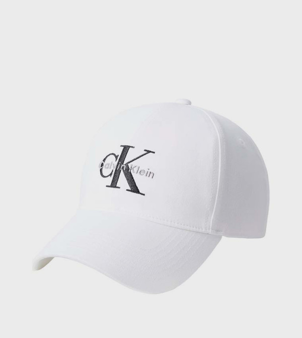 كالفين كلاين  كابات وقبعات - أبيض Baseball Caps