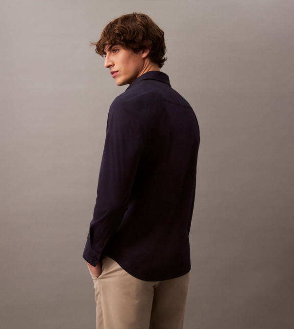 Calvin Klein Shirts - Navy Long Sleeves