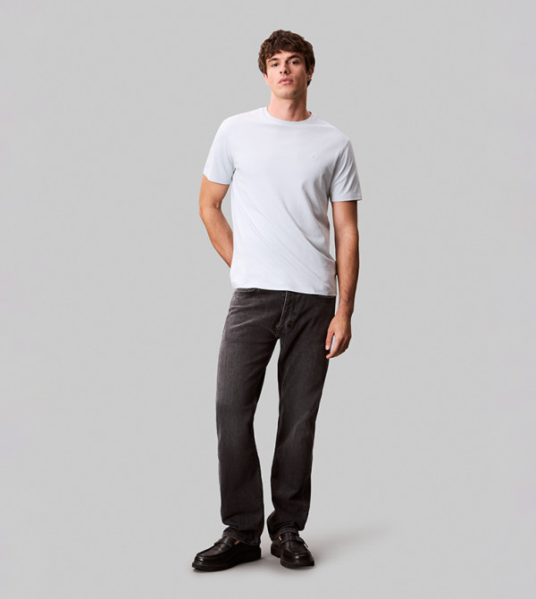 Calvin Klein Calvin Klein - Grey Round Neck T-Shirts