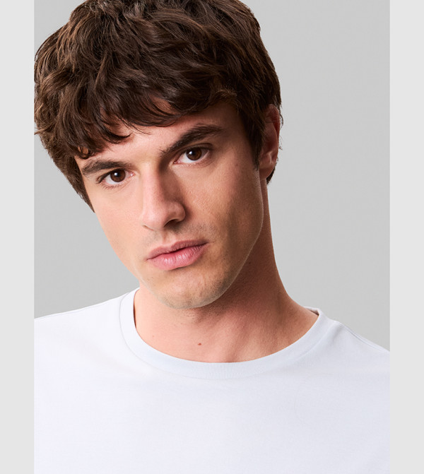 Calvin Klein Calvin Klein - Grey Round Neck T-Shirts