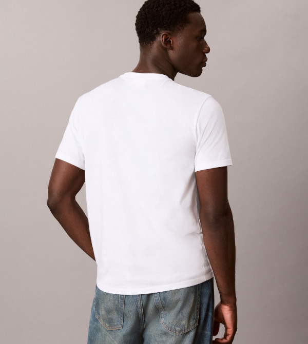 Calvin Klein Calvin Klein - White Round Neck T-Shirts