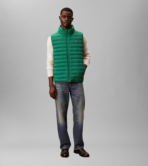 كالفين كلاين  جاكيتات منفوخة  - أخضر Puffer Jackets