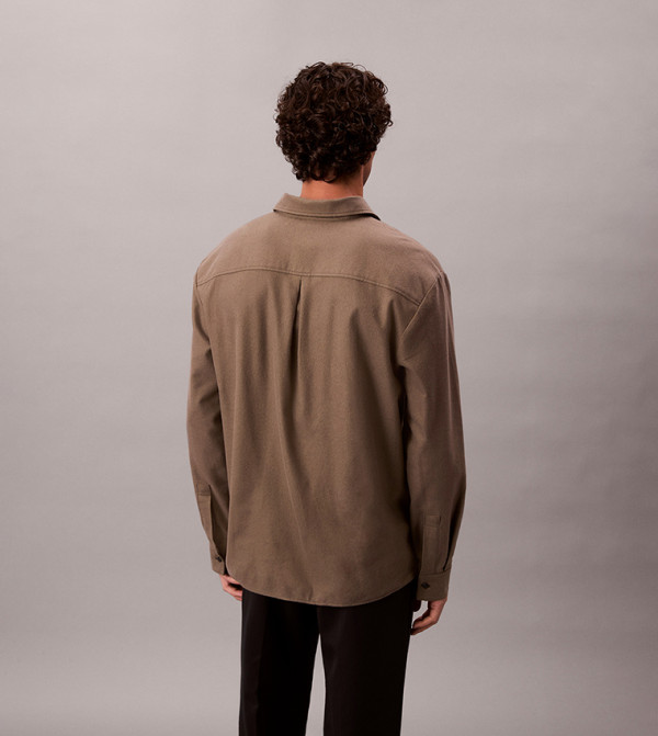 كالفين كلاين كالفين كلاين - بني  Long Sleeves