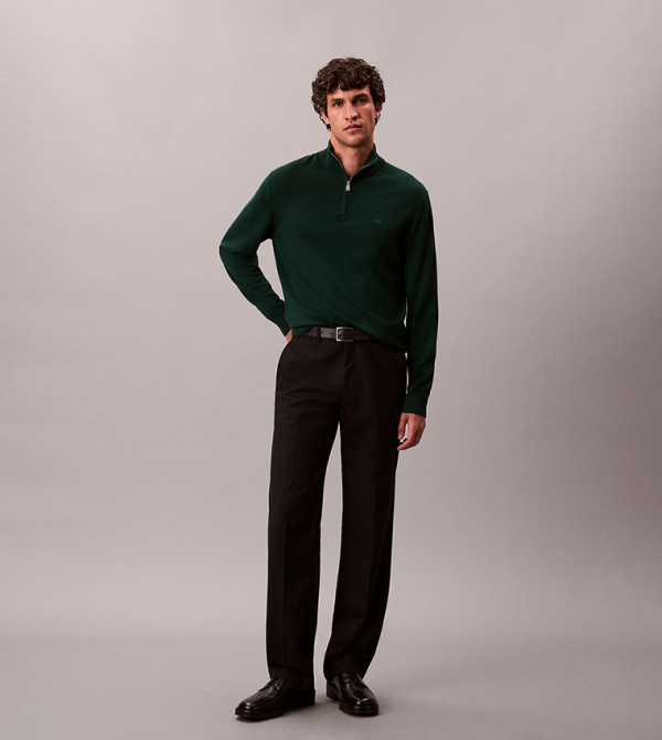 Calvin Klein Sweaters - Green Turtle neck Sweaters