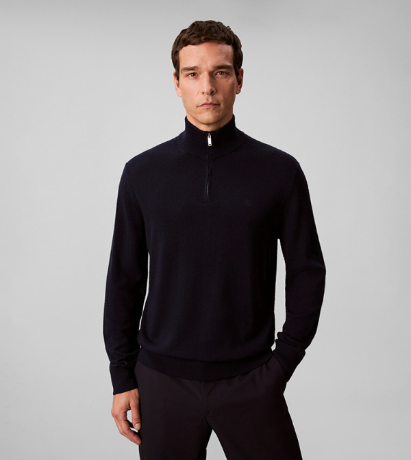 Calvin Klein Calvin Klein - Navy Turtle neck Sweaters