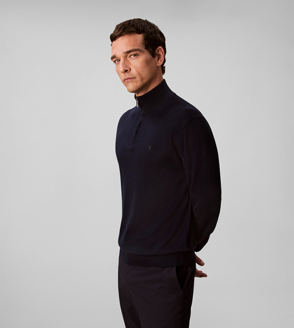 Calvin Klein Calvin Klein - Navy Turtle neck Sweaters