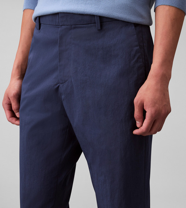 Calvin Klein  Clothing - Navy Casual Pants