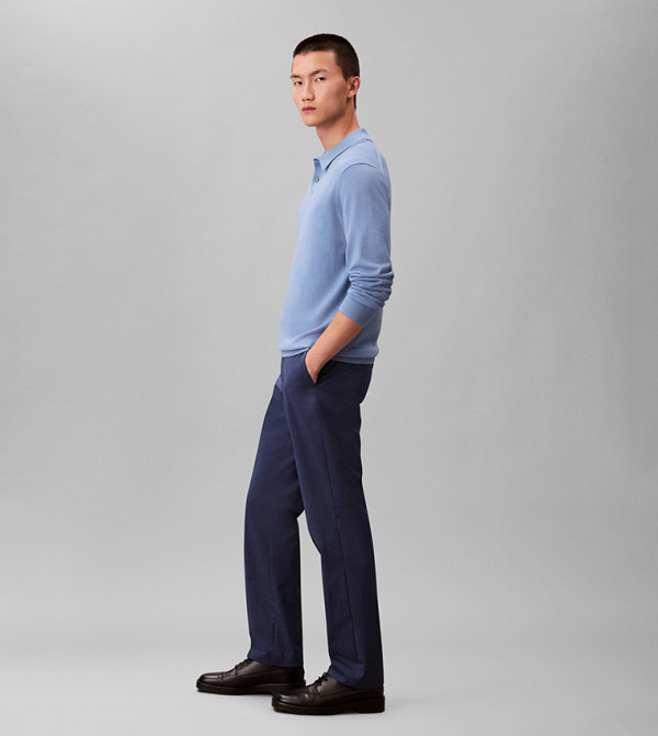 Calvin Klein  Clothing - Navy Casual Pants