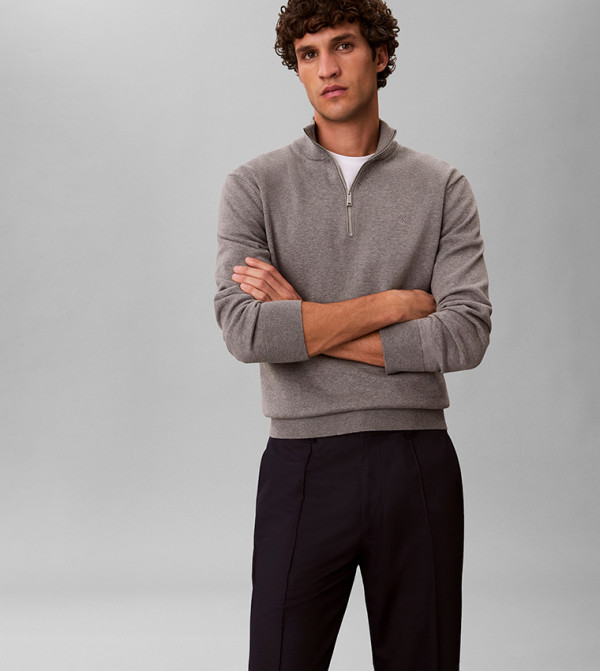 كالفين كلاين  summer-office-tailoring - كحلي بنطال كاجوال