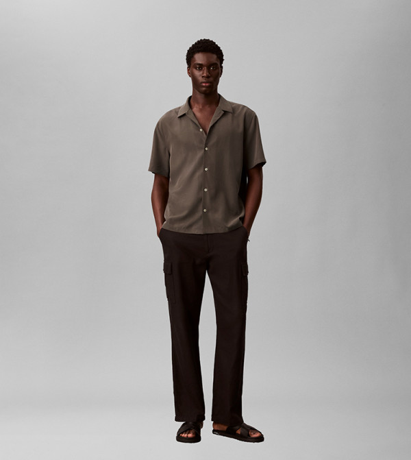 Calvin Klein Calvin Klein - Brown Short Sleeves