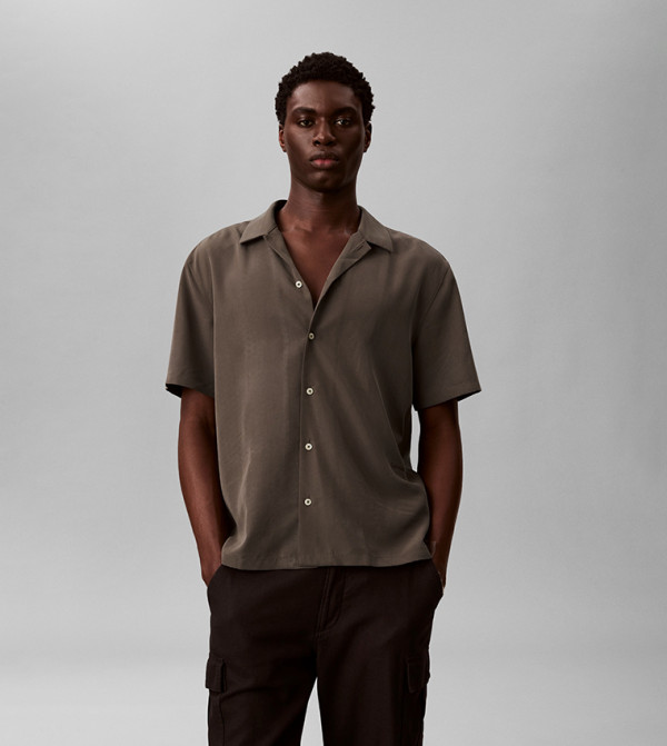 Calvin Klein Calvin Klein - Brown Short Sleeves