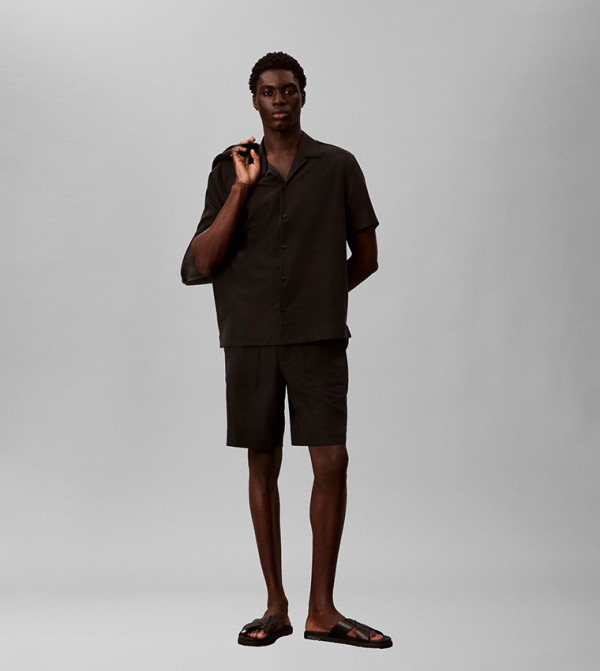 Calvin Klein  Short Sleeves - BLACK Short Sleeves