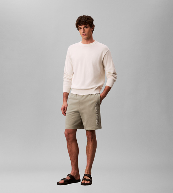 Calvin Klein Shorts - Grey Casual Shorts