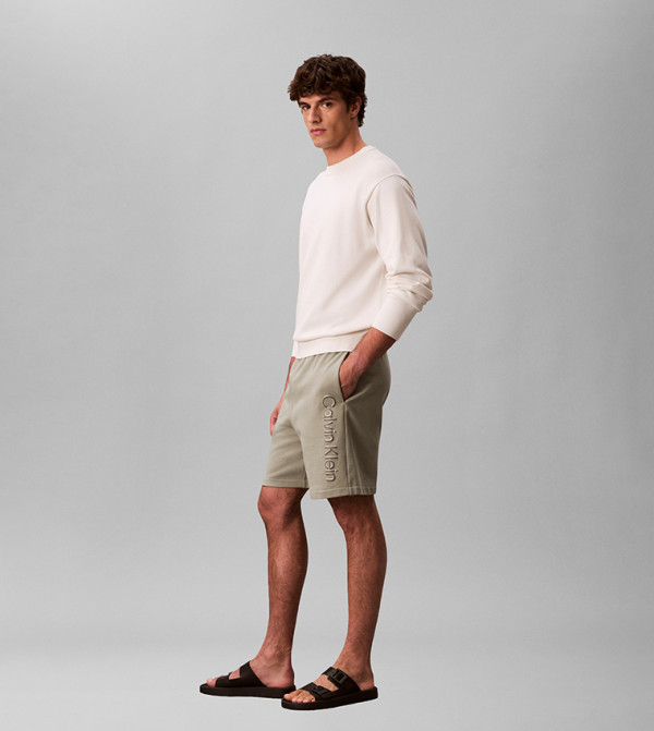Calvin Klein Shorts - Grey Casual Shorts