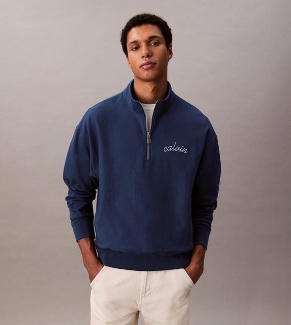 Calvin Klein  Sweatshirts - Blue Sweatshirts