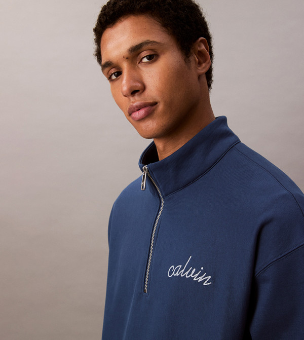 Calvin Klein  Sweatshirts - Blue Sweatshirts