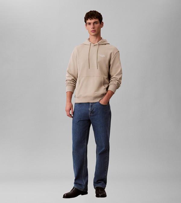 Calvin Klein  Clothing - Beige Hoodies