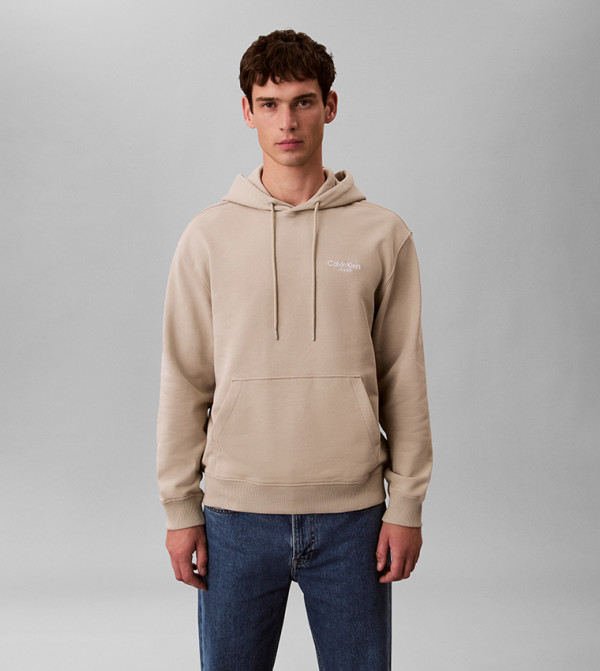 Calvin Klein  Clothing - Beige Hoodies