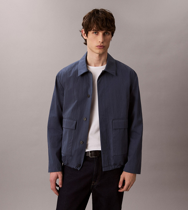 Calvin Klein Casual Jackets - Navy Casual Jackets