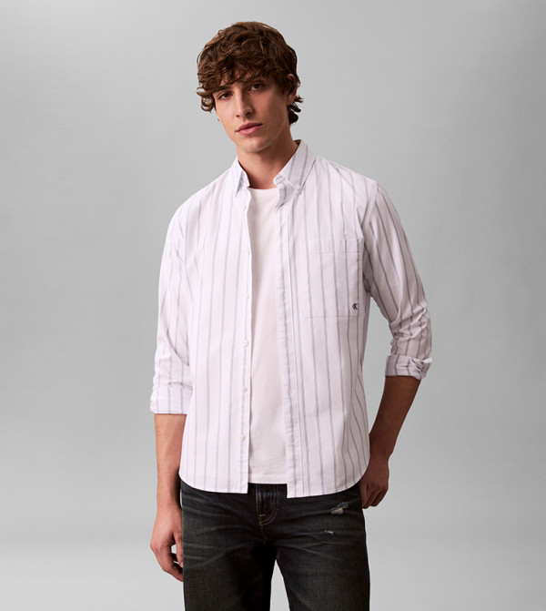 Calvin Klein  occasion-evening-polished - White Long Sleeves