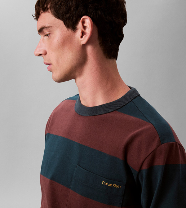 كالفن كلاين جينز كالفن كلاين جينز - كحلي Round Neck T-Shirts