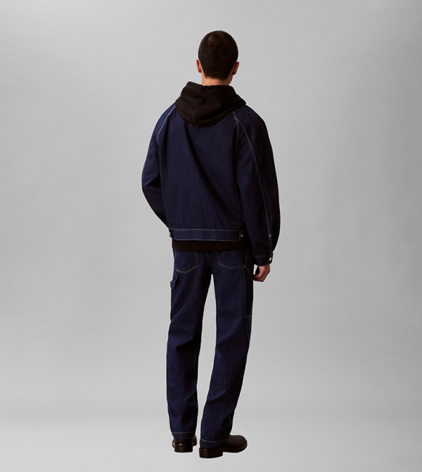 كالفين كلاين  utility-workwear - كحلي Straight Jeans