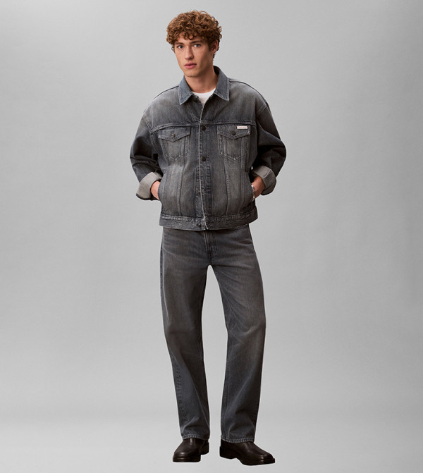 Calvin Klein Jeans  Jackets & Coats - Grey Denim Jackets