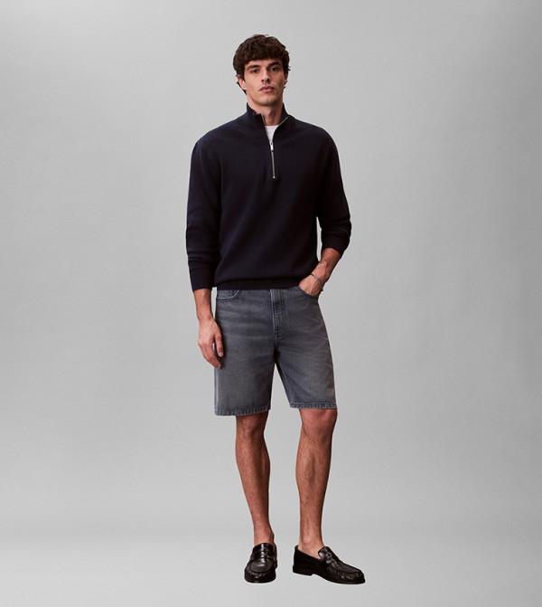 كالفن كلاين جينز  ملابس - رمادي شورت كاجوال