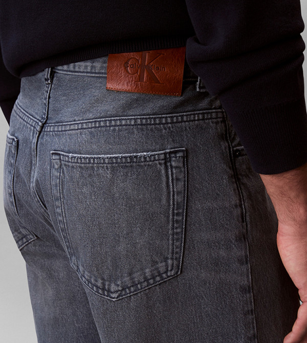 كالفن كلاين جينز  ملابس - رمادي شورت كاجوال