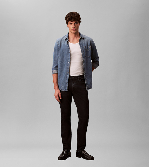 كالفين كلاين  ملابس - أسود Tapered Jeans