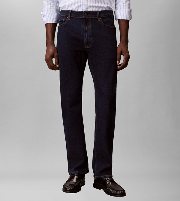 كالفين كلاين  ملابس - أزرق Slim Jeans