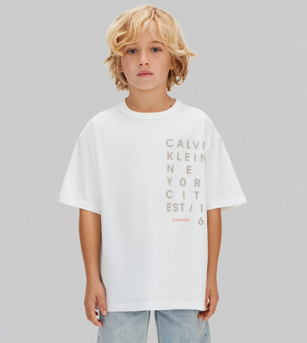 كالفن كلاين جينز  تيشيرتات  - أبيض T-shirts
