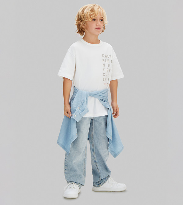 كالفن كلاين جينز  تيشيرتات  - أبيض T-shirts