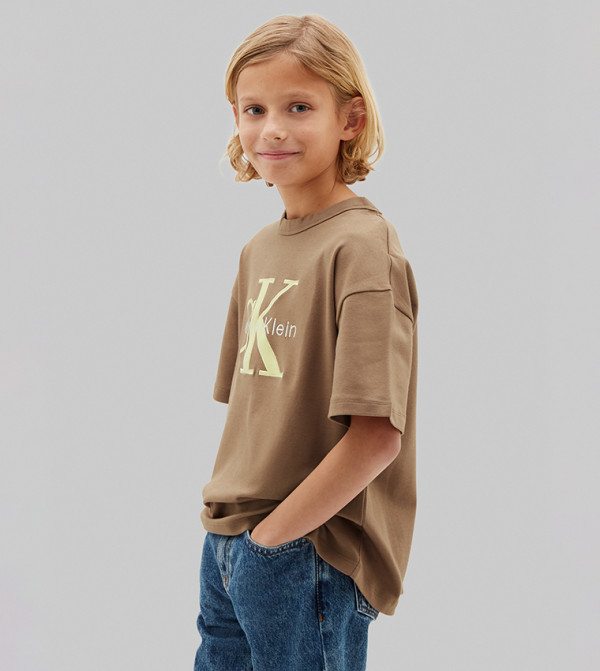 Calvin Klein Jeans Calvin Klein Jeans - Brown T-shirts