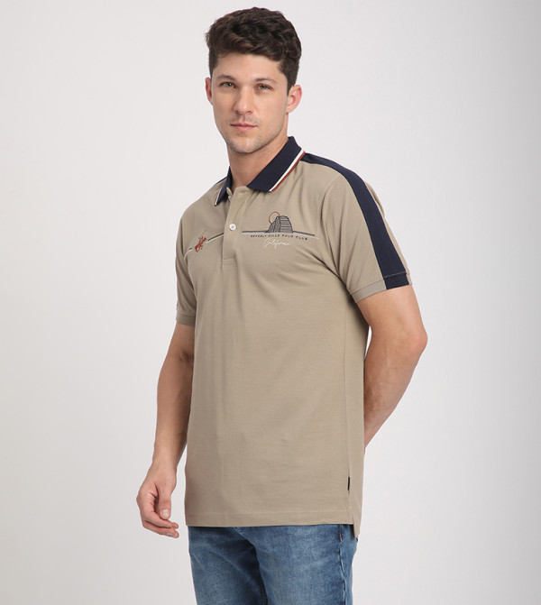 Beverly Hills Polo Club Clothing - Brown Polo T-shirts