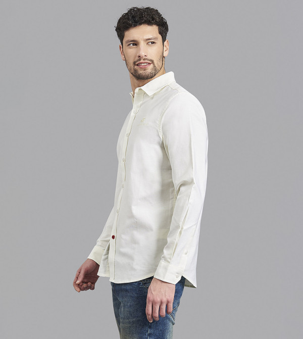 Beverly Hills Polo Club Casual Shirts - Yellow Long Sleeves