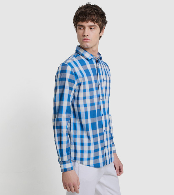 بن شيرمان بن شيرمان - أزرق Long Sleeves