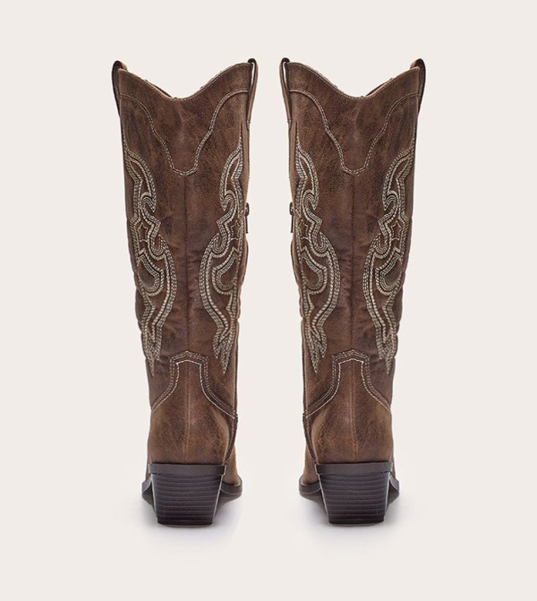 PrettyLittleThing PrettyLittleThing - Brown Mid Calf Boots