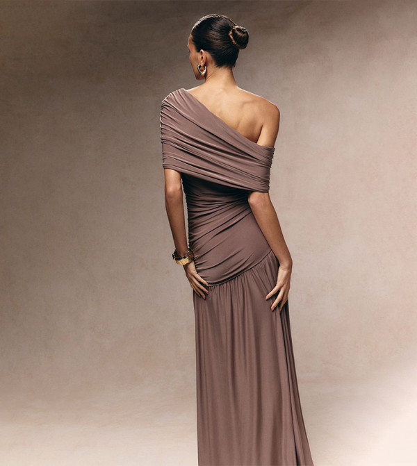 PrettyLittleThing  wedding-guest - Brown Party Dresses