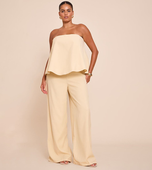 PrettyLittleThing - Outlet  - Yellow Jumpsuits, Rompers & Dungarees